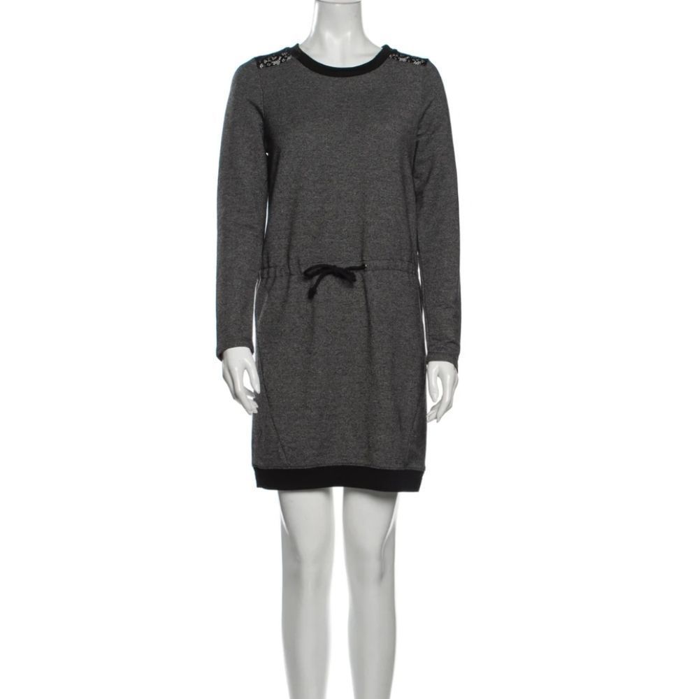 𝅺EUC Nicole Miller sweatshirt dress w lace detail